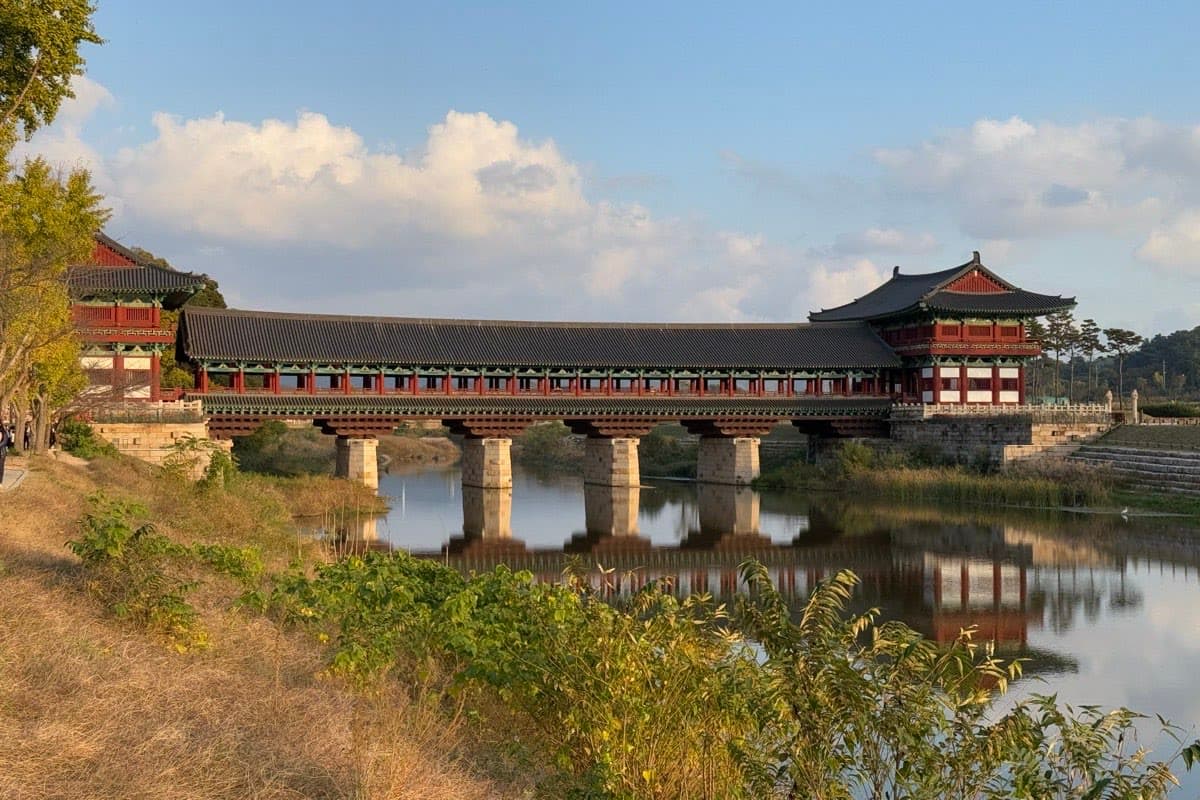 pont Woljeonggyo, Gyeongju, novembre 2024
